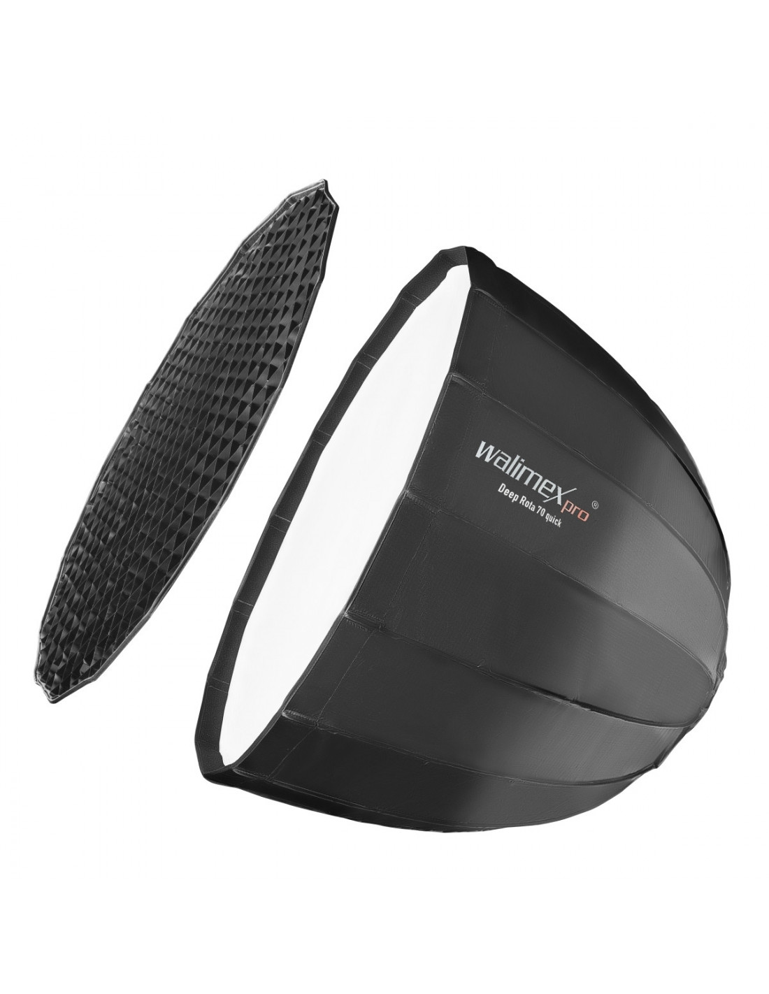Walimex Pro Softbox 60x60cm – Luce Morbida E Uniforme, Montaggio Rapido, Diffusore Rimovibile, Per Ritratti E Foto Prodotto, Max 150W