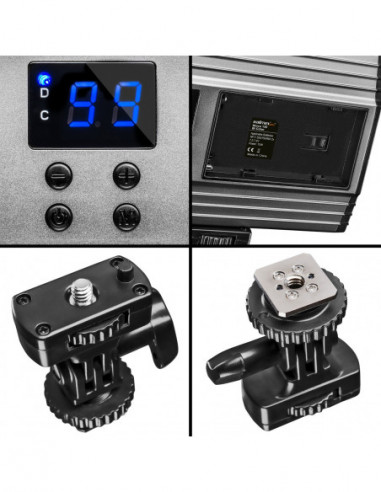 Walimex pro LED Niova 150 Bi Color +...