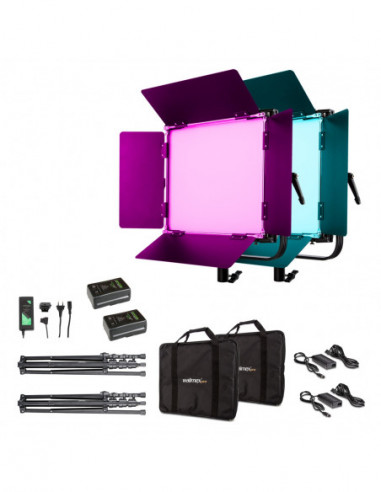 Walimex pro LED Rainbow 50W RGBWW Set 4