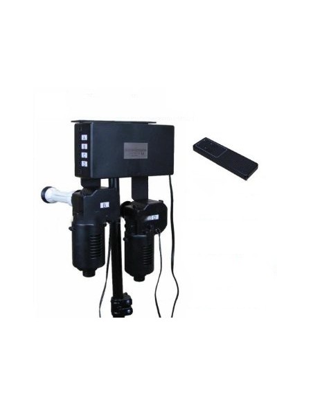 Motorstyret Baggrundssystem til 2 Ruller 0