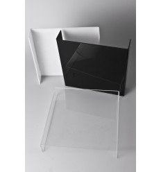 HVID - Lille Krystal Foto Bord/Baggrund 24x24 cm 0