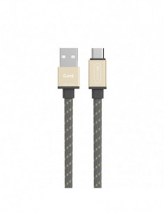 USB Kabel | USB C Flat Gold