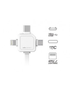 3 in 1 USB kabel Rose 2
