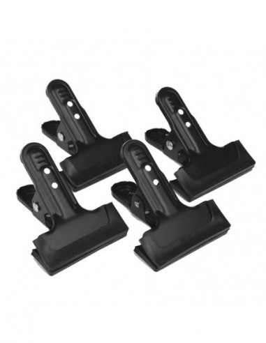 Heavy Duty Clamp Staal   set 4 stuks