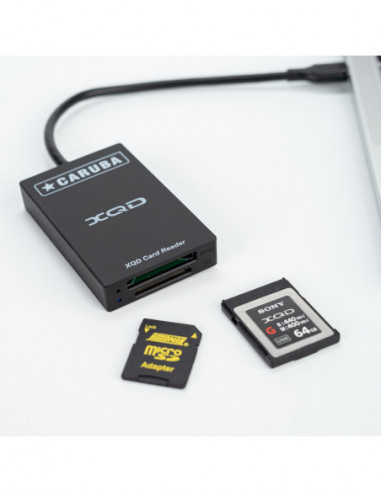 2 in 1 Cardreader XQD + SD USB C