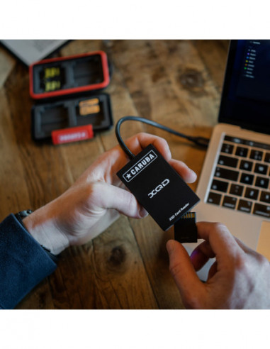 2 in 1 Cardreader XQD + SD USB C