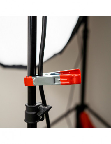 Metalen Multi Veer Klem 4 inch rood