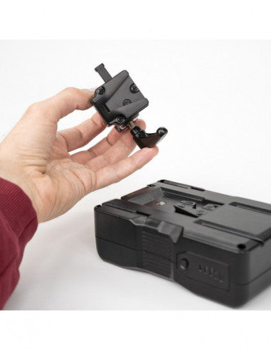 V Mount Batterij Klem