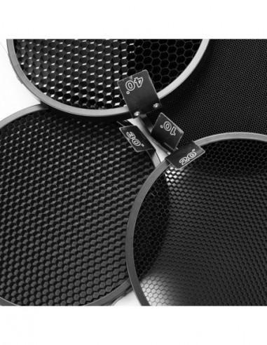 7" Reflector met Grid Pack (Bowens)