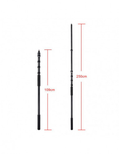Aluminium Microfoon Boompole (109cm...