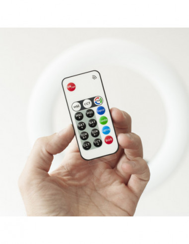 RGB Round Vlogger 18 inch LED Set met...