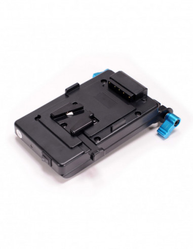 V Mount Voeding met 15mm Rod Mount