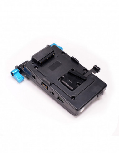 V Mount Voeding met 15mm Rod Mount