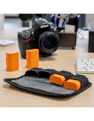 Battery Holder Pro 4 stuks Grijs