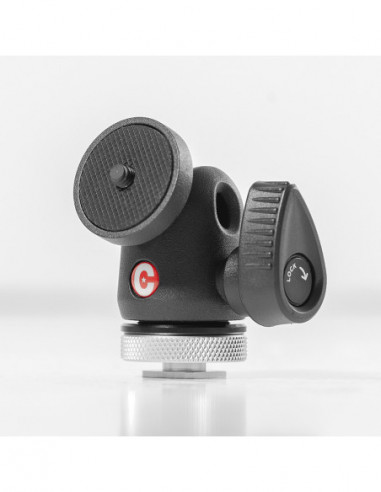 Centre Ball Head met Cold Shoe Mount