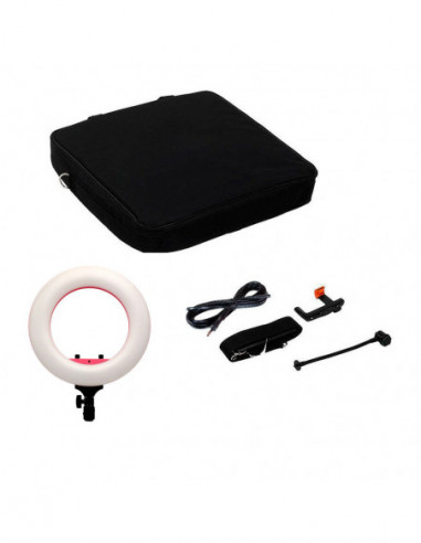 Round Vlogger 12 inch LED Set met Tas...