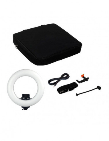 Round Vlogger 12 inch LED Set met Tas...