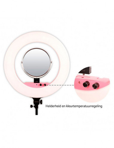 Round Vlogger 18 inch LED Set PRO met...