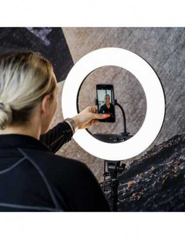 Round Vlogger 18 inch LED Set PRO met...