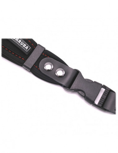 Neopreen Polsriem (Zwart + Rood)