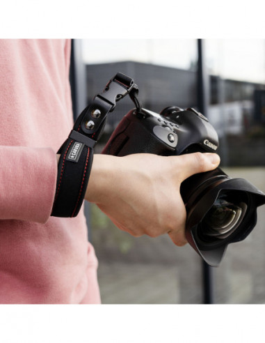 Neopreen Polsriem (Zwart + Rood)