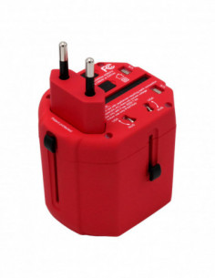 Multi Reis Adapter   Rood