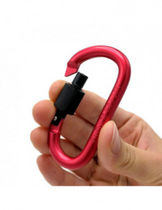 Karabijnhaak Rood (set van... 2