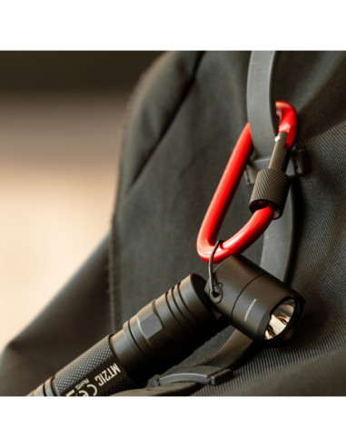 Karabijnhaak Rood (set van 3 stuks)