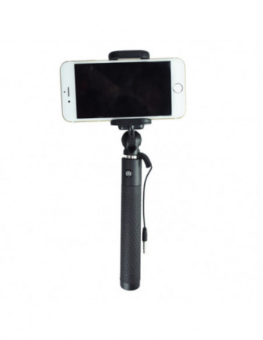 Selfie Stick Plug & Play   Roze