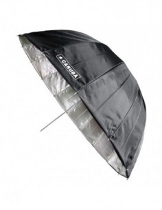 Deep Umbrella Zilver/Zwart...