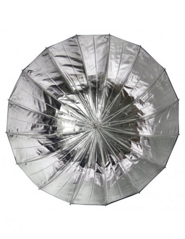 Deep Umbrella Zilver/Zwart 85 cm