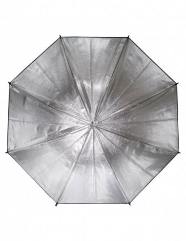 Flitsparaplu Zilver/Zwart 109cm