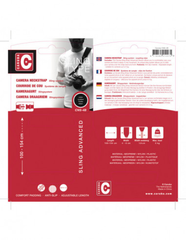Sling Strap Advanced Version (Zwart)