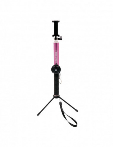 Selfie Stick Large Bluetooth   Roze