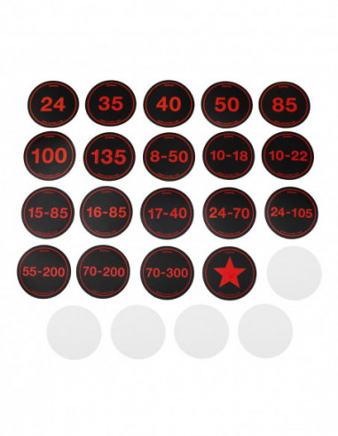 Writable Rear Lens Cap Kit Canon (4...