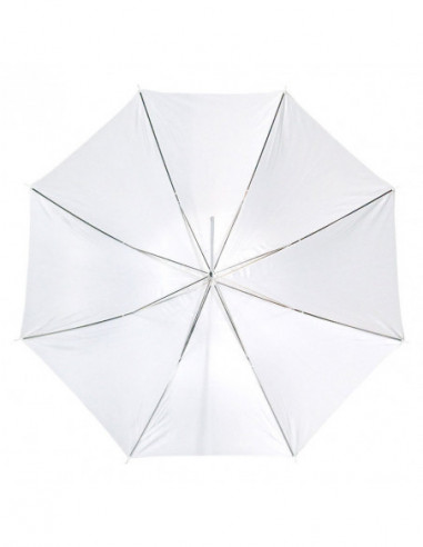 Flitsparaplu Transparant Wit 100cm