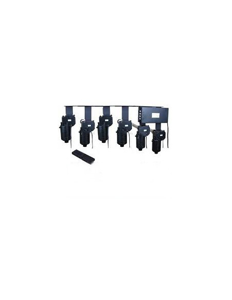 Motorstyret Baggrundssystem til 6 Ruller 0