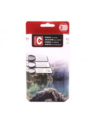 UV + CPL + Variable ND2 400 Kit 43mm