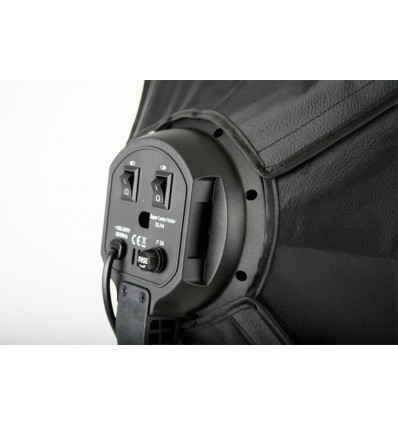 3 x SLH5 Komplet Begynder pakke X-Large - Videolys m stativ 280cm, lampehoved, softboks 15 x 125watt lavenergi pærer 3