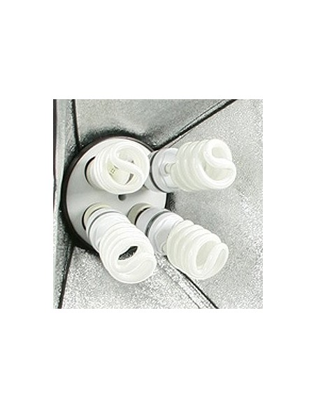 2 x SLH5 Komplet Video pakke - Avanceret - Videolys m boom stativ, lampehoved, softboks 10 x 125watt lavenergi pærer 10