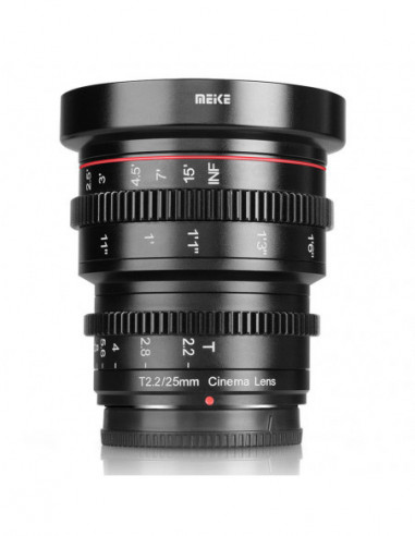 MK 25mm T2.2 Micro 4/3 vatting