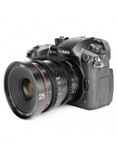 MK 25mm T2.2 Micro 4/3 vatting