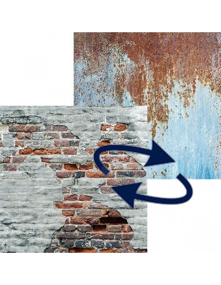 Lastolite foldbar baggrund rust / mursten 1.5x2.1 m. 0