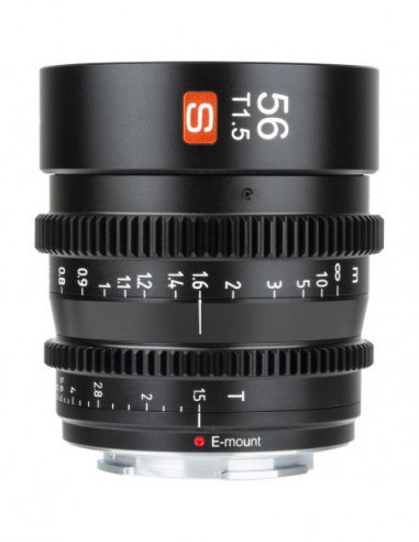 S 56 T1.5 Cine APS C MF Sony E mount