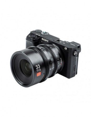 S 33 T1.5 Cine APS C MF Sony E mount