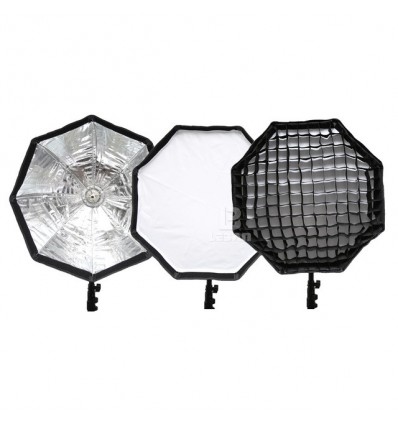 Godox Witstro AD600 Softbox Kit - 60cm Octagonbox m. grid & diff. & dish sheet 0