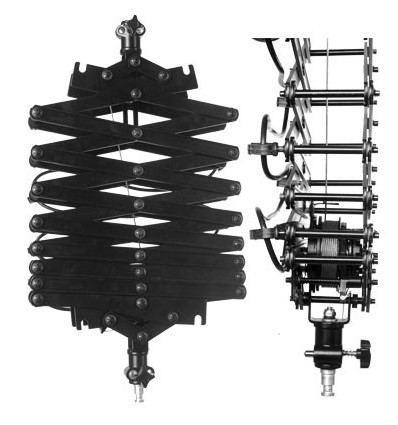 Pantograf sakse til ophæng af flash 1