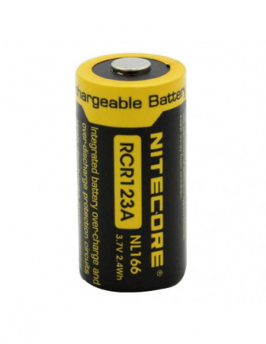 NL166 CR123A battery (650mAh) 16340