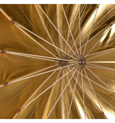 Paraply 130cm Deep Guld  1