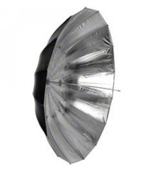 Paraply 165cm Deep Sølv Top kvalitet 0 2